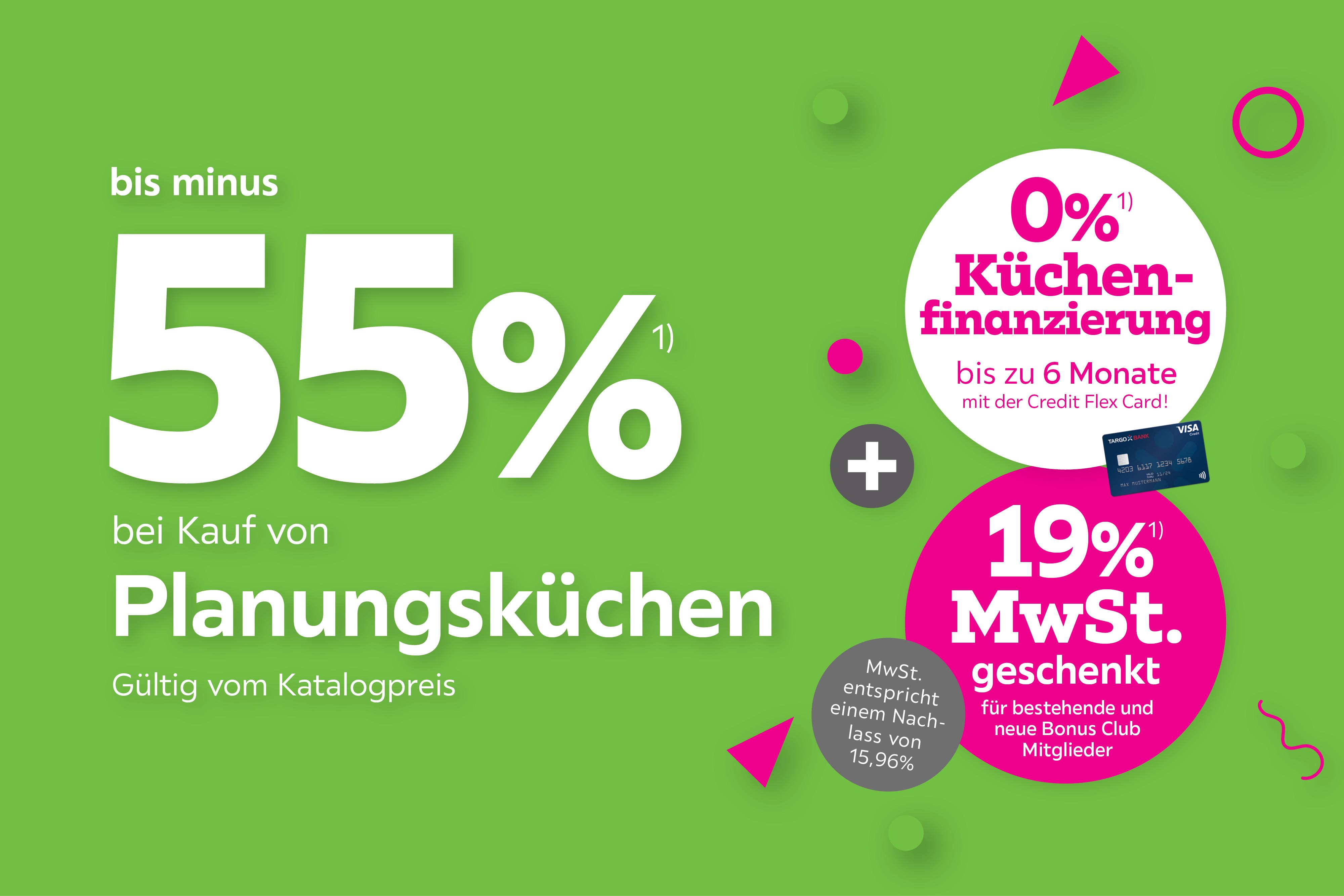 55% auf Planungsküchen Eröffnung Essen