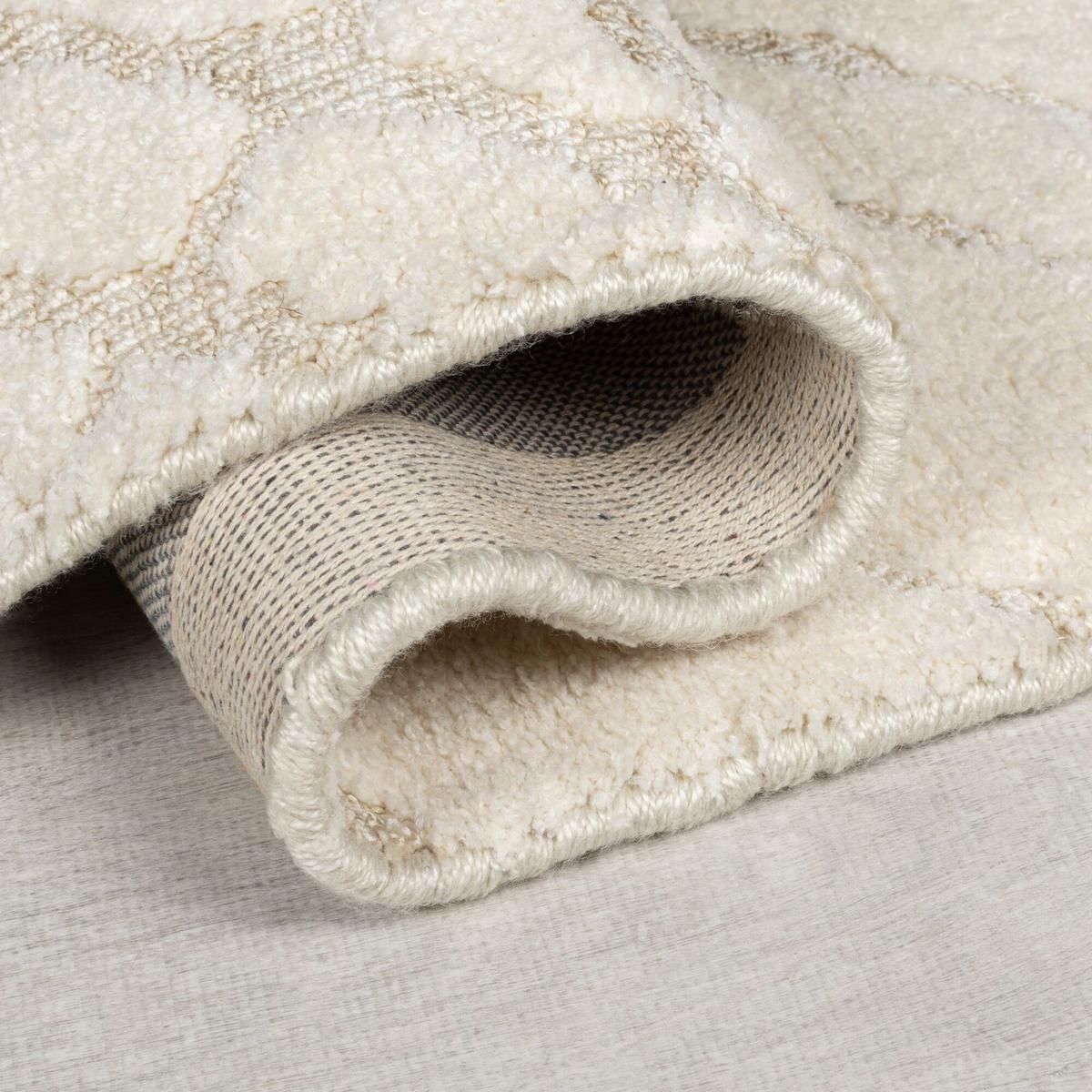 TEPPICH ARLEN, abstrakt, Creme, 120 x 170 cm - Beige, Textil (170/120cm) - KADIMA DESIGN