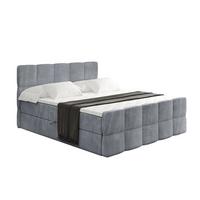 BOXBETT mit Matratze H4 und Lattenrost - LIRO-Z - 140x200 - Grau Casablanca - Grau, Holzwerkstoff (140/200cm) - ALTDECOR