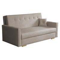 SCHLAFSOFA Viva Sonic IV - Hellbraun/Schwarz, Holz/Textil (173/85/100cm) - MIRJAN24