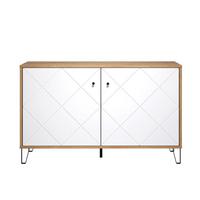 SIDEBOARD Touch Weiß - Weiß, Holzwerkstoff (123/76/40cm) - Trendteam