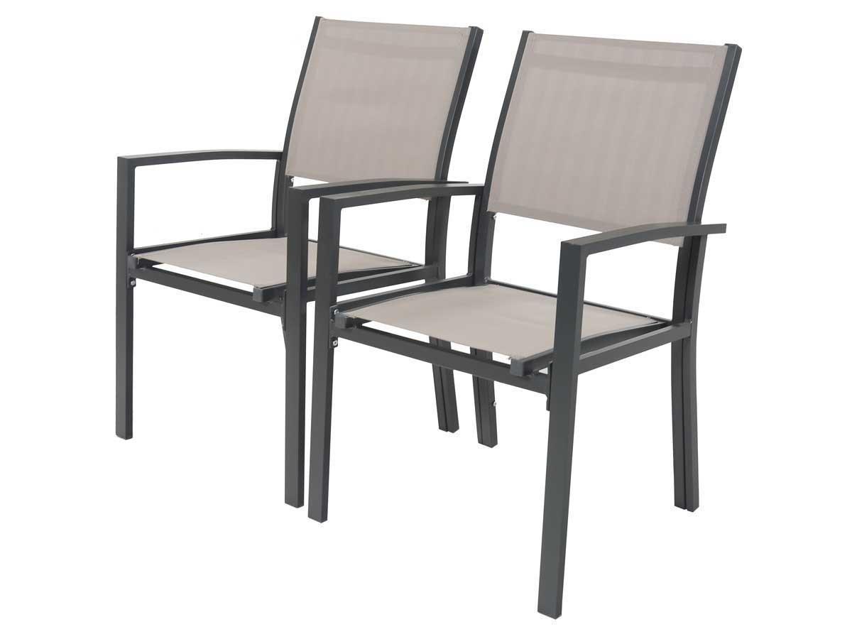 GARTENSESSEL tropic Taupe - Taupe, Metall (62/90/57cm) - Habitat Garten
