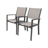 GARTENSESSEL tropic Taupe - Taupe, Metall (62/90/57cm) - Habitat Garten