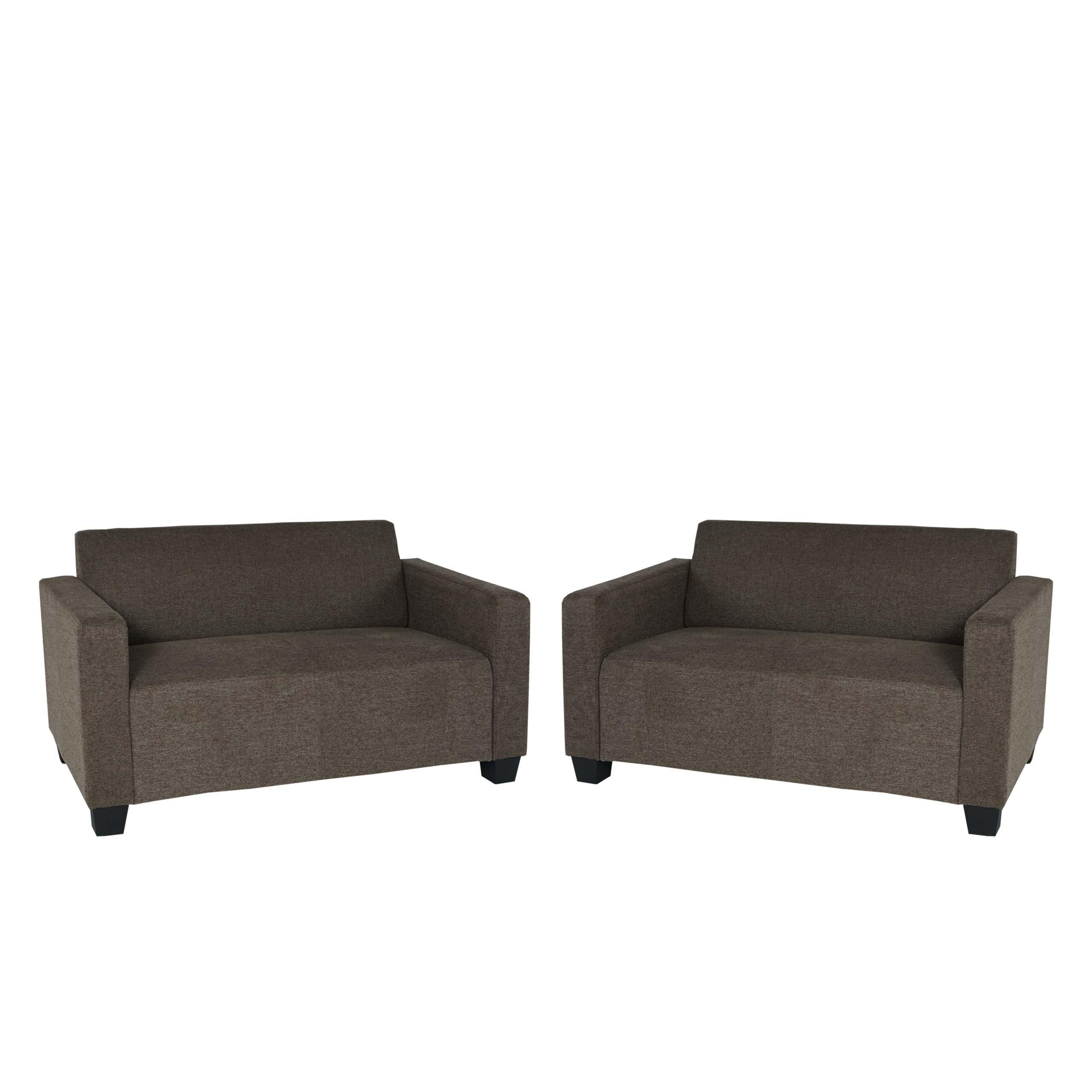 SOFA-GARNITUR Braun - Braun, Textil (136/76/72cm) - MCW