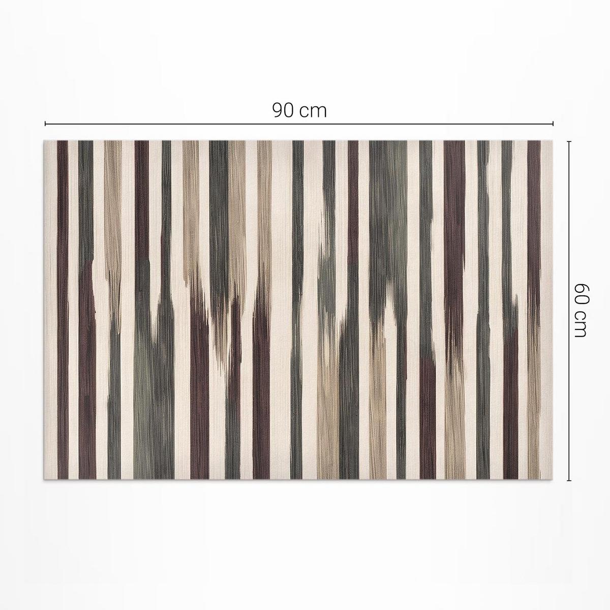 TEPPICH 60x90 cm Pastellstreifen - Sahara, Kunststoff (60/90cm) - Wallfluent