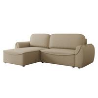 ECKSOFA Loom - Beige/Schwarz, Holz/Kunststoff (261/175cm) - MIRJAN24