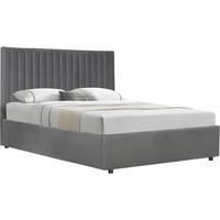 BETT mia Grau - Grau, Textil (190/140cm) - Habitat Garten