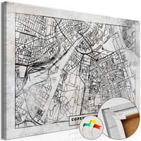 PINNWANDBILDER Schwarz-Weiß 90/60 cm - Schwarz, Naturmaterialien/Textil (90/60cm) - KUNSTLOFT