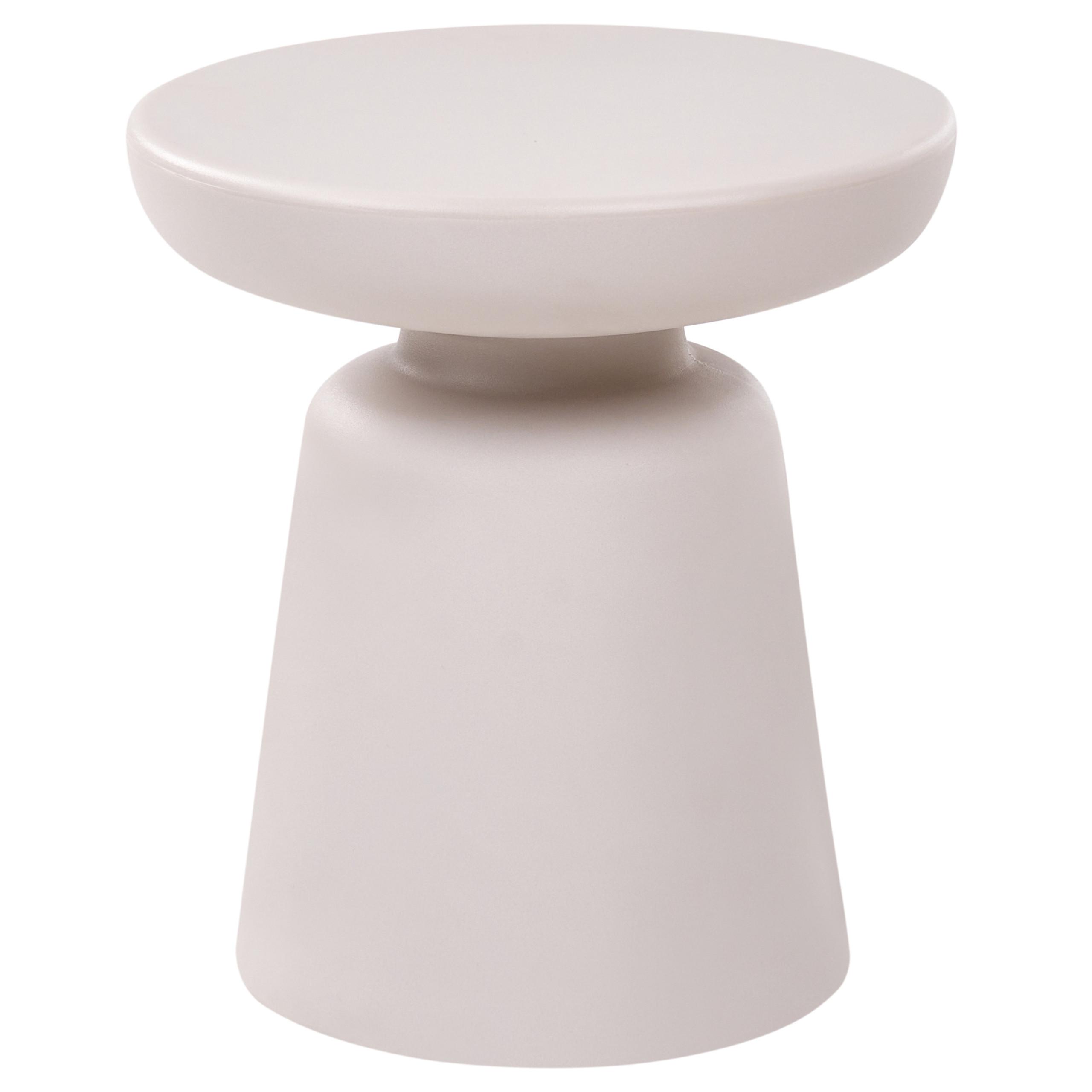 BEISTELLTISCH Hellgrau Tofet - Hellgrau/Grau, Kunststoff (39/39/44cm) - Beliani