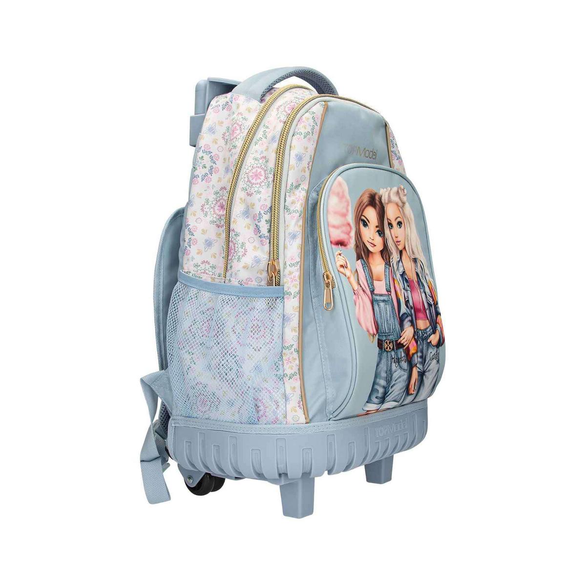 SCHUL-SET TROLLEY FESTIVAL FUN TOPModel hellblau - Hellblau, Textil (2/2cm) - Depesche Germany