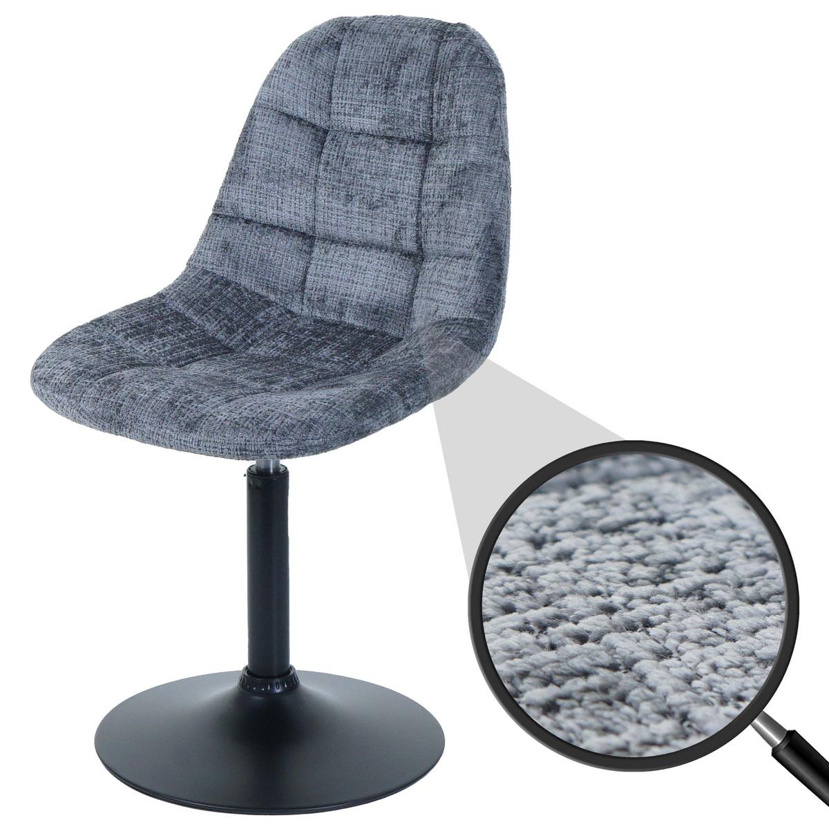 ESSZIMMERSTUHL Grau - Dunkelgrau/Grau, Textil (47/83/43cm) - MCW