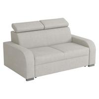 SOFA Oslo 2 - Silberfarben/Hellgrau, Holz/Kunststoff (170/85/100cm) - MIRJAN24