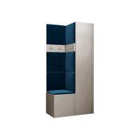 GARDEROBEN-SET Orion XXIV - Kaschmir/Blau, Holzwerkstoff/Kunststoff (82/186/46cm) - MIRJAN24