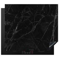 HERDABDECKPLATTE Schwarz - Marmor Abdeckung Ceranfeld 58.3x51.3 cm - Schwarz, Kunststoff (58.3/51.3/0.2cm) - MuchoWow