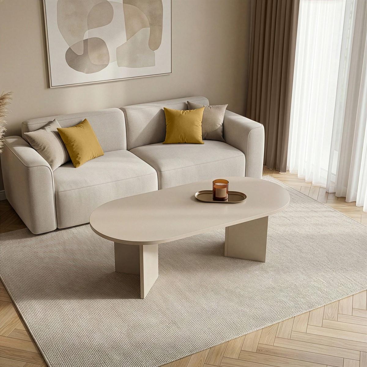 COUCHTISCH - iris 119/60/39,8 cm - Kaschmir, Holzwerkstoff (119/60/39.8cm) - Calicosy