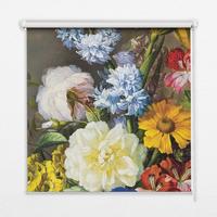 INNENROLLO - Fensterrollo - Rollo - 80x140 cm - Blumenstrauß - Grün, Kunststoff (80/140/0.5cm) - TULUP