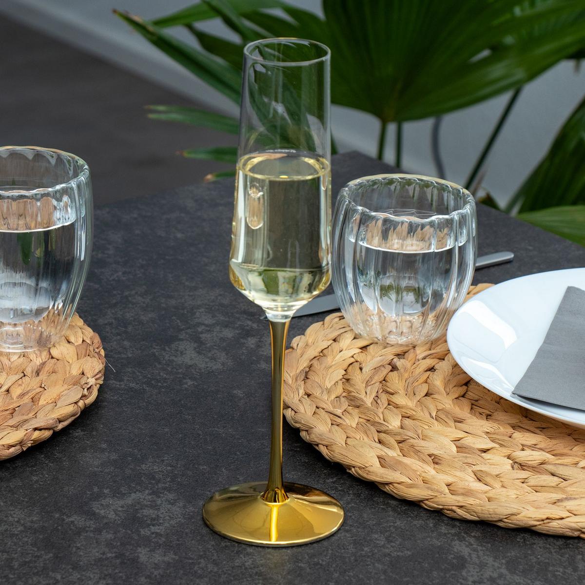 SEKTGLAS SET 200 ml (6-tlg) - Transparent, Glas (0.2L) - Intirilife