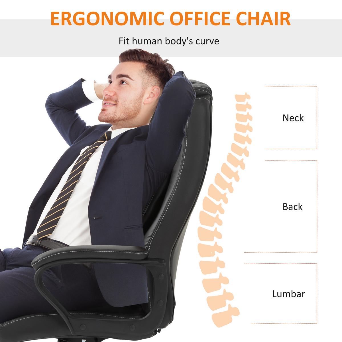 BÜROSTUHL mit Massagefunktion, höhenverstellbar, 6 Vibrationspunkte, Braun - Braun, Kunststoff (64/120/74cm) - Vinsetto