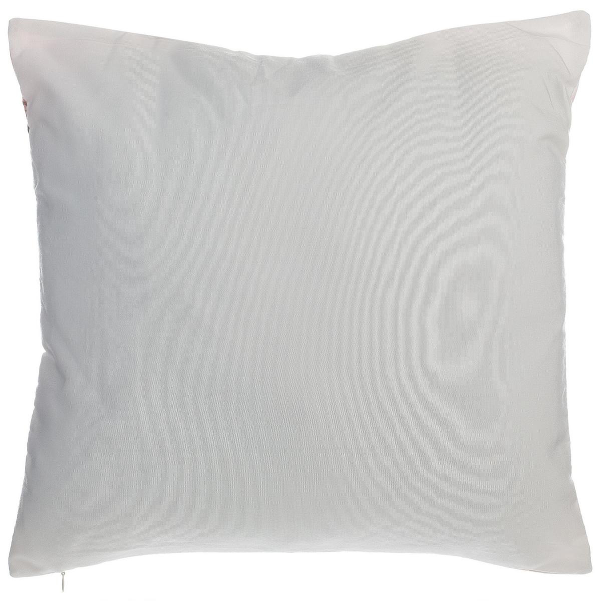 DEKOKISSEN 2er-Set Rosa 45/45 cm Lantana - Pink, Textil (45/45cm) - Beliani