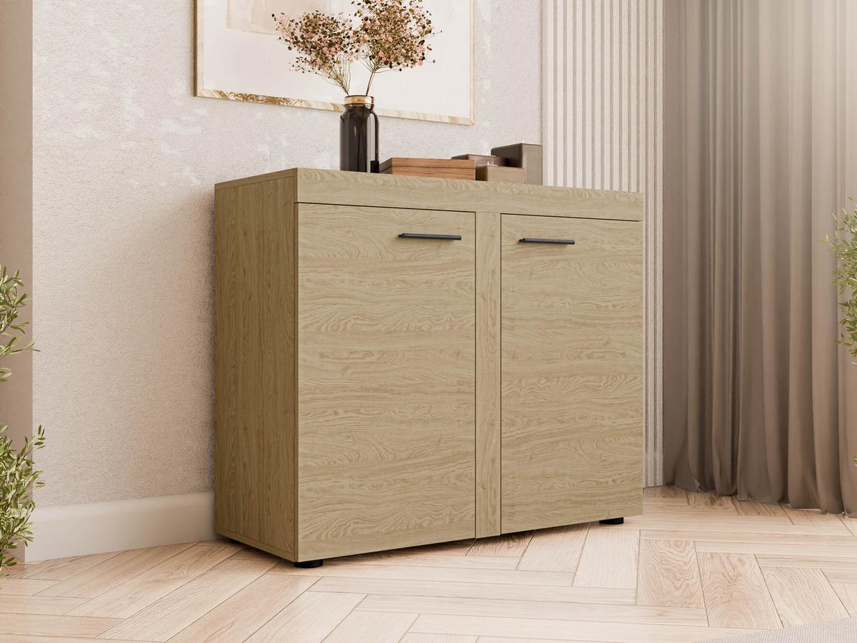 KOMMODE Rumba 2F3 - Eichefarben, Holzwerkstoff (97/82/40cm) - MIRJAN24