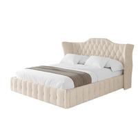 POLSTERBETT mit Bettkasten und Lattenrost, Boxbett ohne Matratze - MODY 120x200 Beige - Creme, Holzwerkstoff/Textil (120/200cm) - ALTDECOR