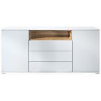 SIDEBOARD Skadu Eiche Natur - Eichefarben, Holzwerkstoff (166.5/75.5/35cm) - Vladon
