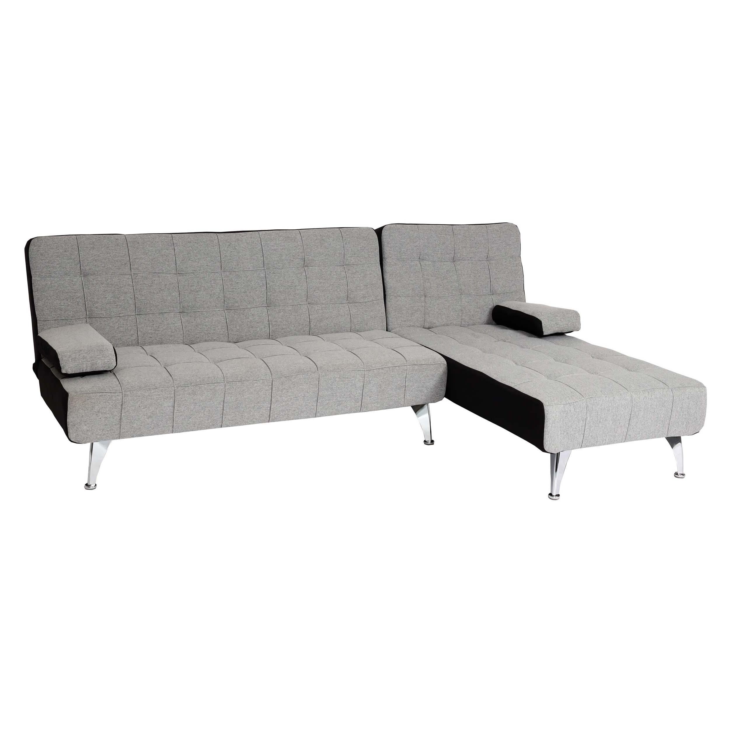 SCHLAFSOFA Hellgrau - Hellgrau, Textil (236/95cm) - MCW