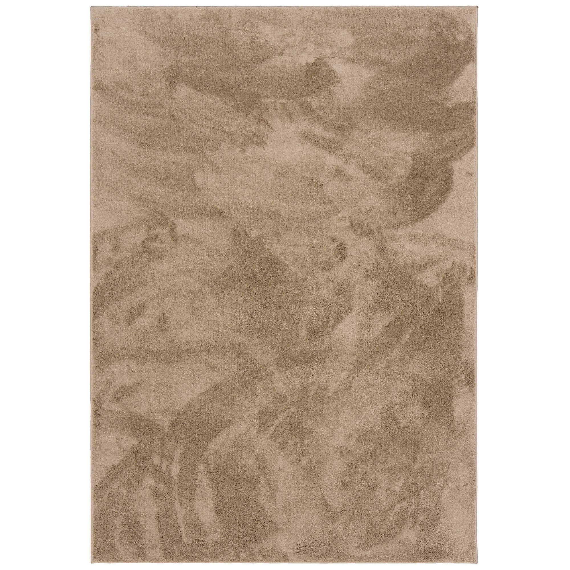 HOCHFLOR LANGFLOR TEPPICH SUPER SOFT MELIA - Taupe, Textil (120/160cm) - Pergamon