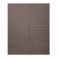 PLISSEE KLEMMFIX, OHNE BOHREN, VERSPANNT - Taupe, Kunststoff (80/130cm) - Lichtblick Original