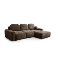 ECKSOFA Argos In Vibe - Braun, Holzwerkstoff/Textil (267/170cm) - Fun Möbel