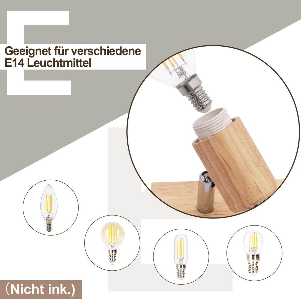 DECKENSTRAHLER Gisela 3-flammig 42/10/14 cm - Schwarz, Metall (42/10/14cm) - Nettlife