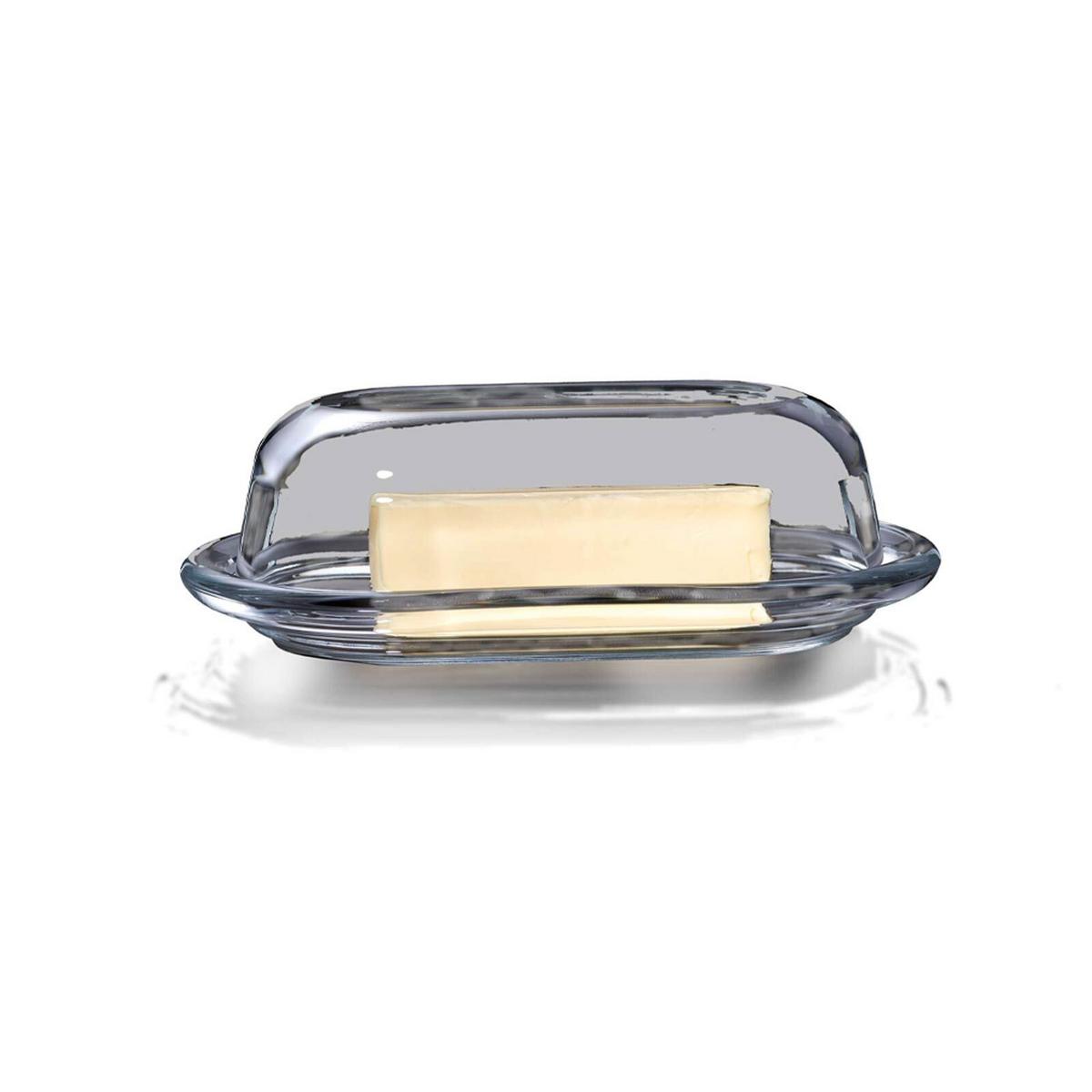 BUTTERDOSE Style transparent 20 x 14 cm - Transparent, Glas (14/8/20cm) - Ritzenhoff Breker