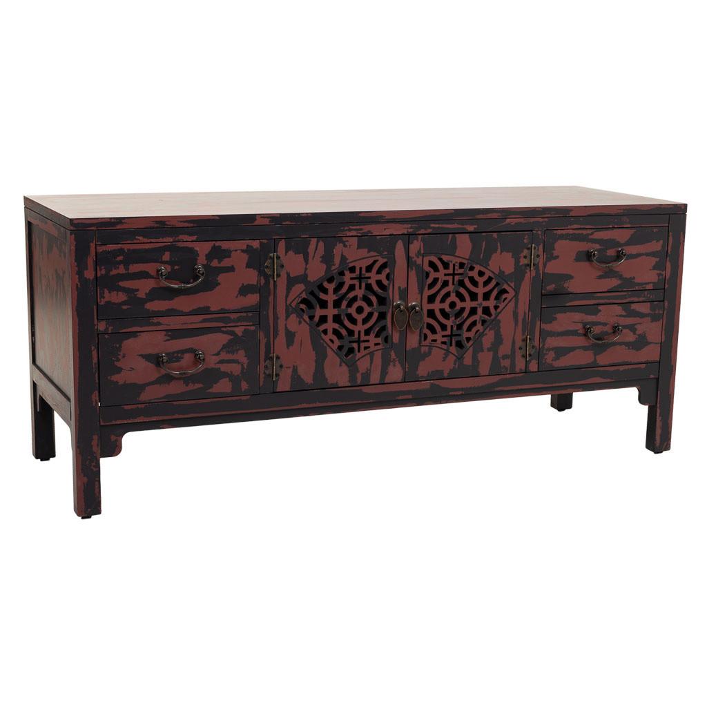 SIDEBOARD aus Holz 120x40x50 Cm - Multicolor, Holz (120/50/40cm) - Wanderlust