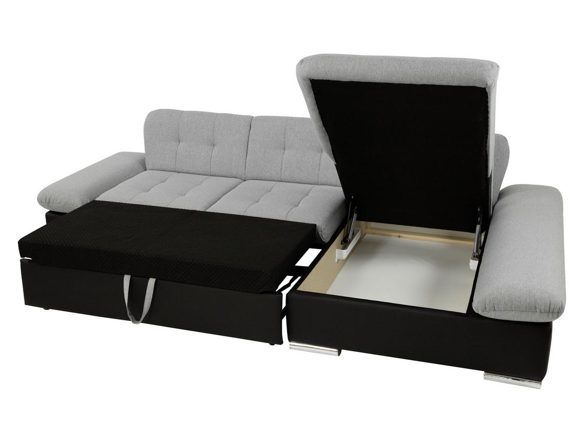 ECKSOFA Malwi, Seite: Links - Bronzefarben, Holz/Textil (278/161cm) - MIRJAN24