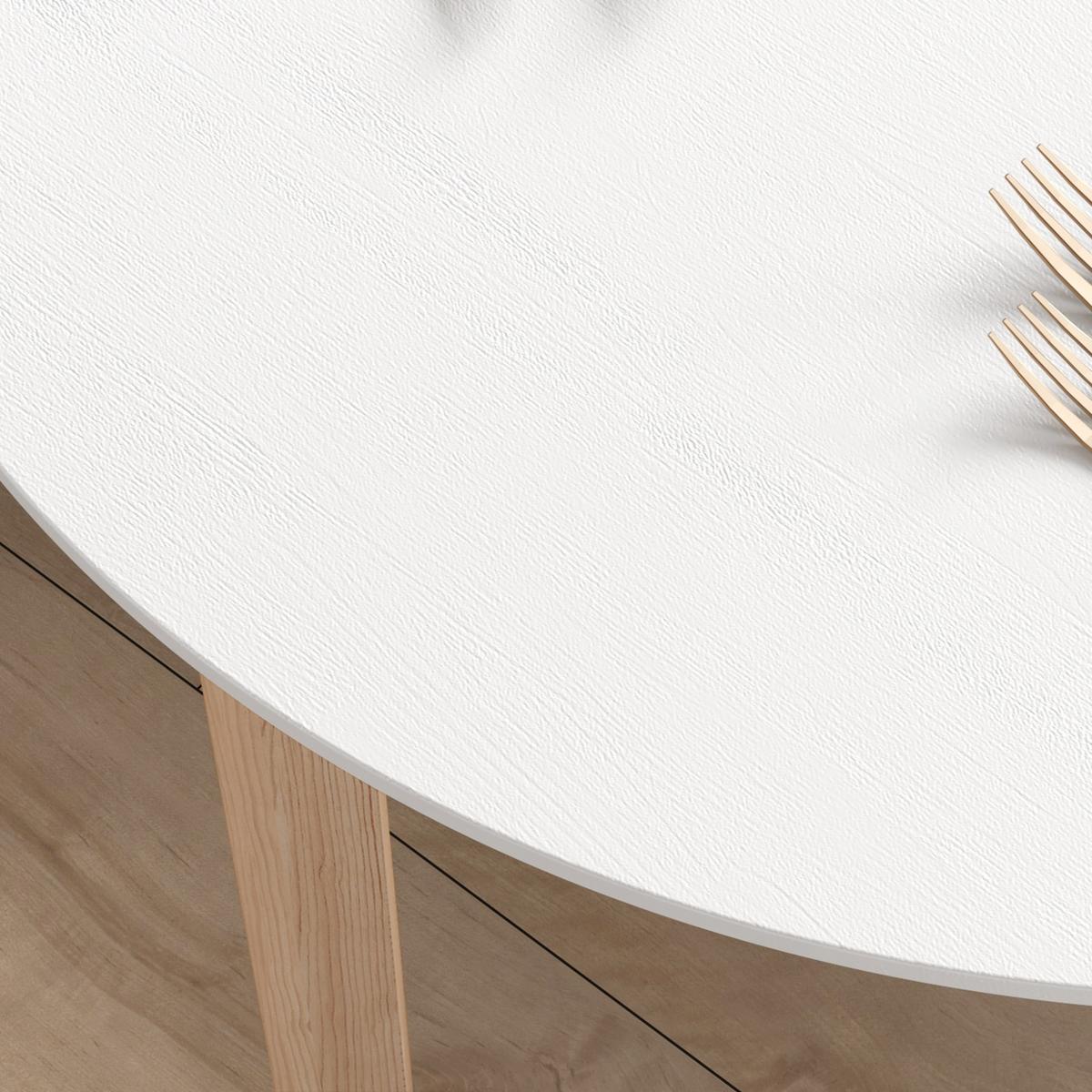 ESSTISCH, Kiefernholz, Weiß - Weiß, Holz (75/75/76cm) - HOMCOM