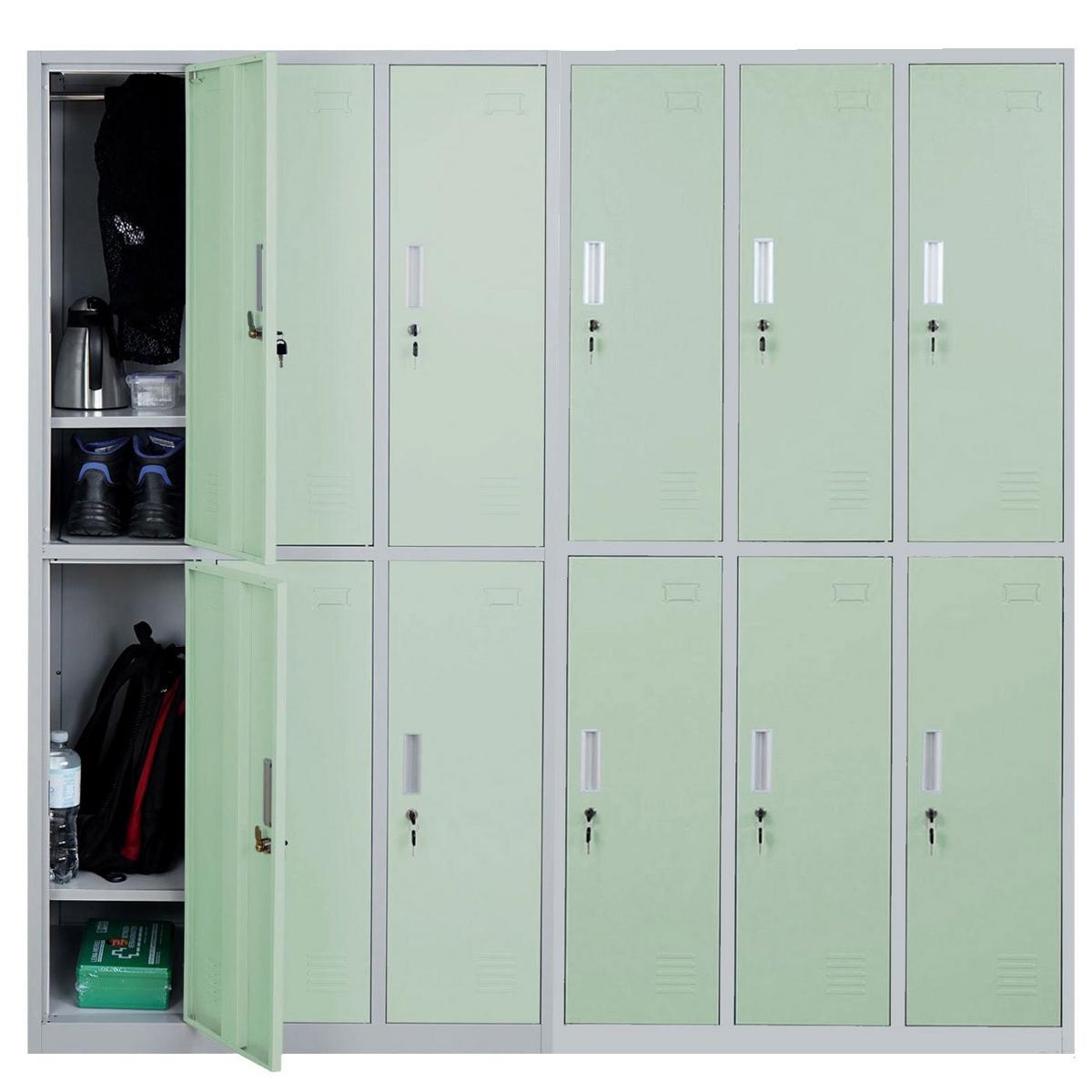 SCHLIESSFACH Green - Grün, Metall (180/180/50cm) - MCW