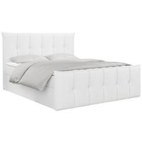 BOXBETT PREMIUM 11 140/200 Weiß Kunstleder - H3 - Weiß, Holz/Textil (140/200cm) - MKS