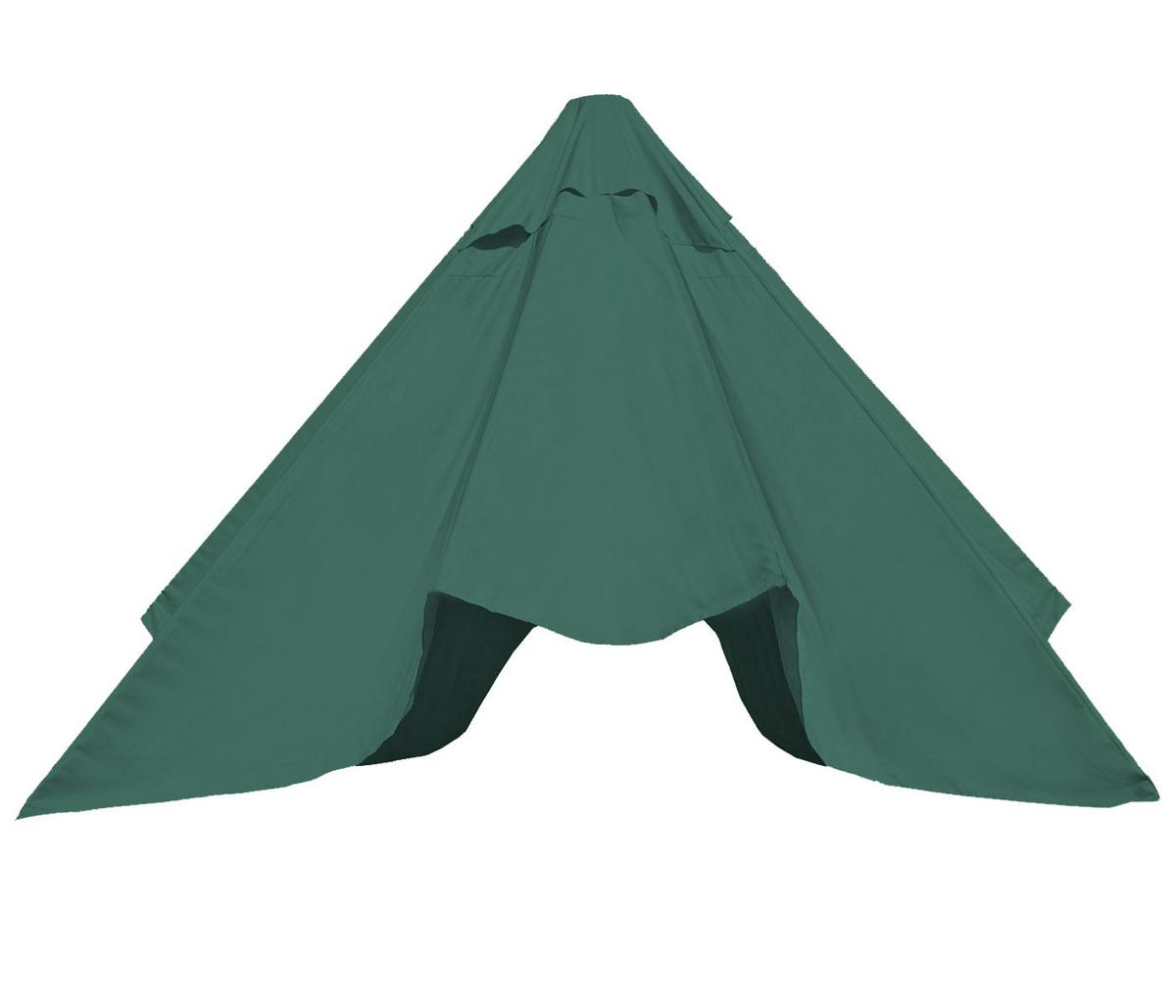 ERSATZ-BEZUG FÜR SCHIRM Grün - Grün, Textil (290/290cm) - MCW