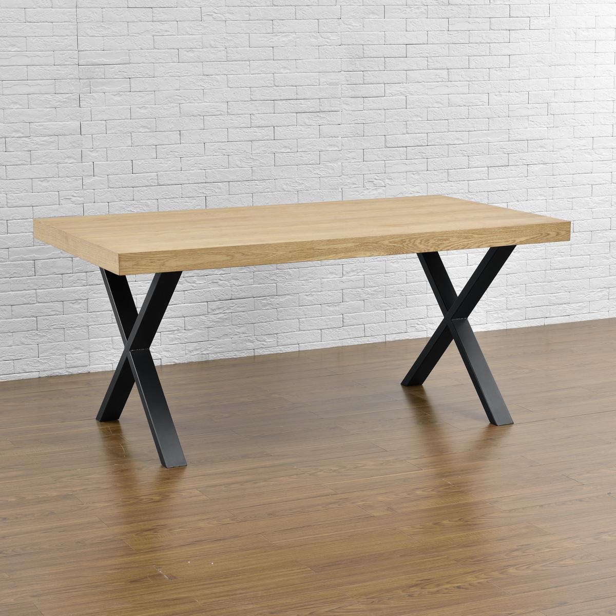 TISCHGESTELL-SET 2 TLG. Greith - Schwarz, Metall (79/72/8cm) - [en.casa]