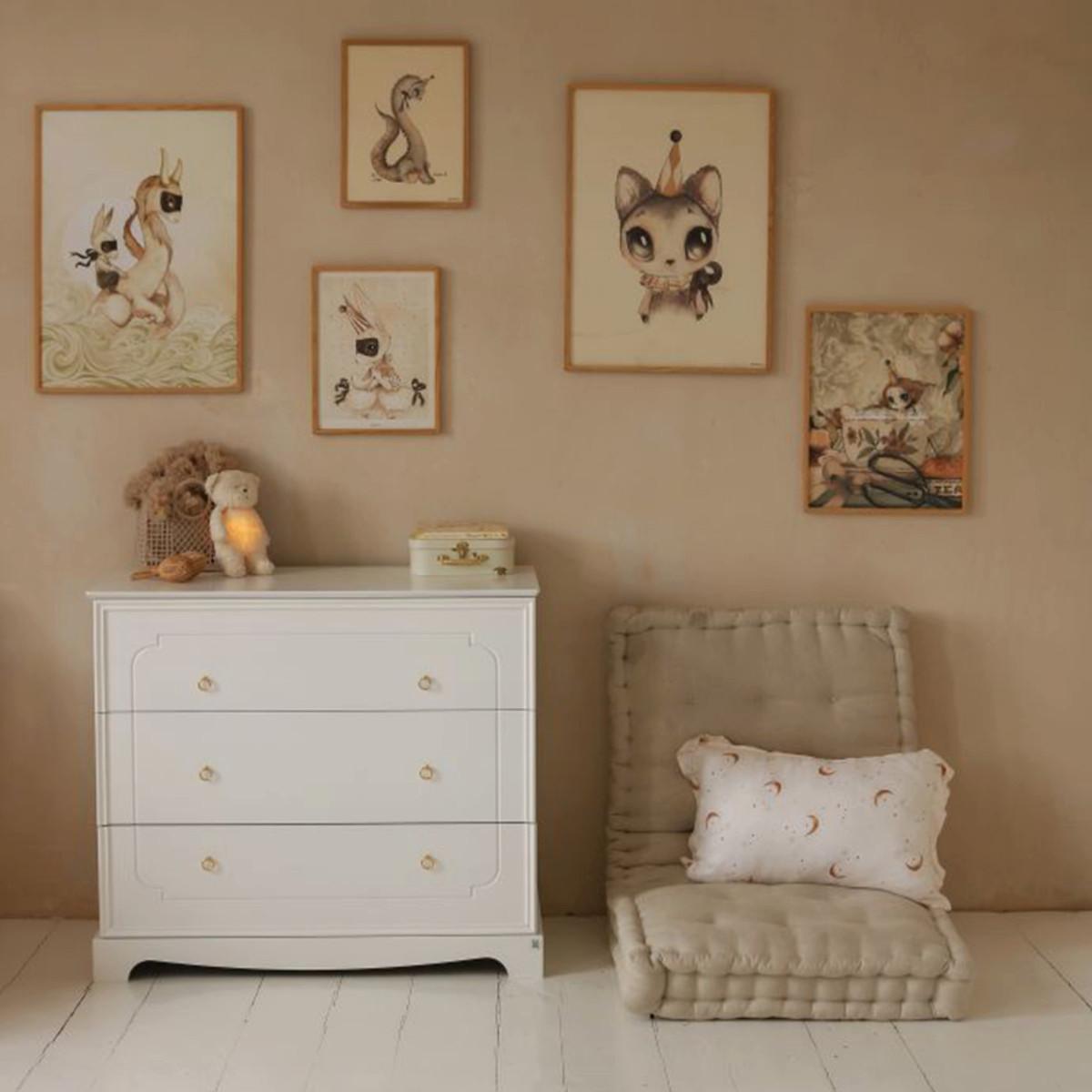 WICKELKOMMODE Royal Weiß - Weiß, Holzwerkstoff (103/90/50cm) - Petits-meubles