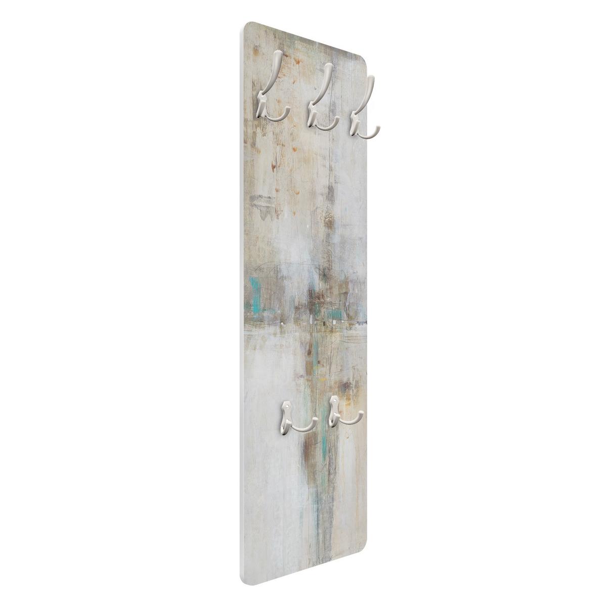 WANDGARDEROBE - Essenz I 34/105 cm - Grau, Holzwerkstoff (34/105/1.6cm) - Bilderwelten