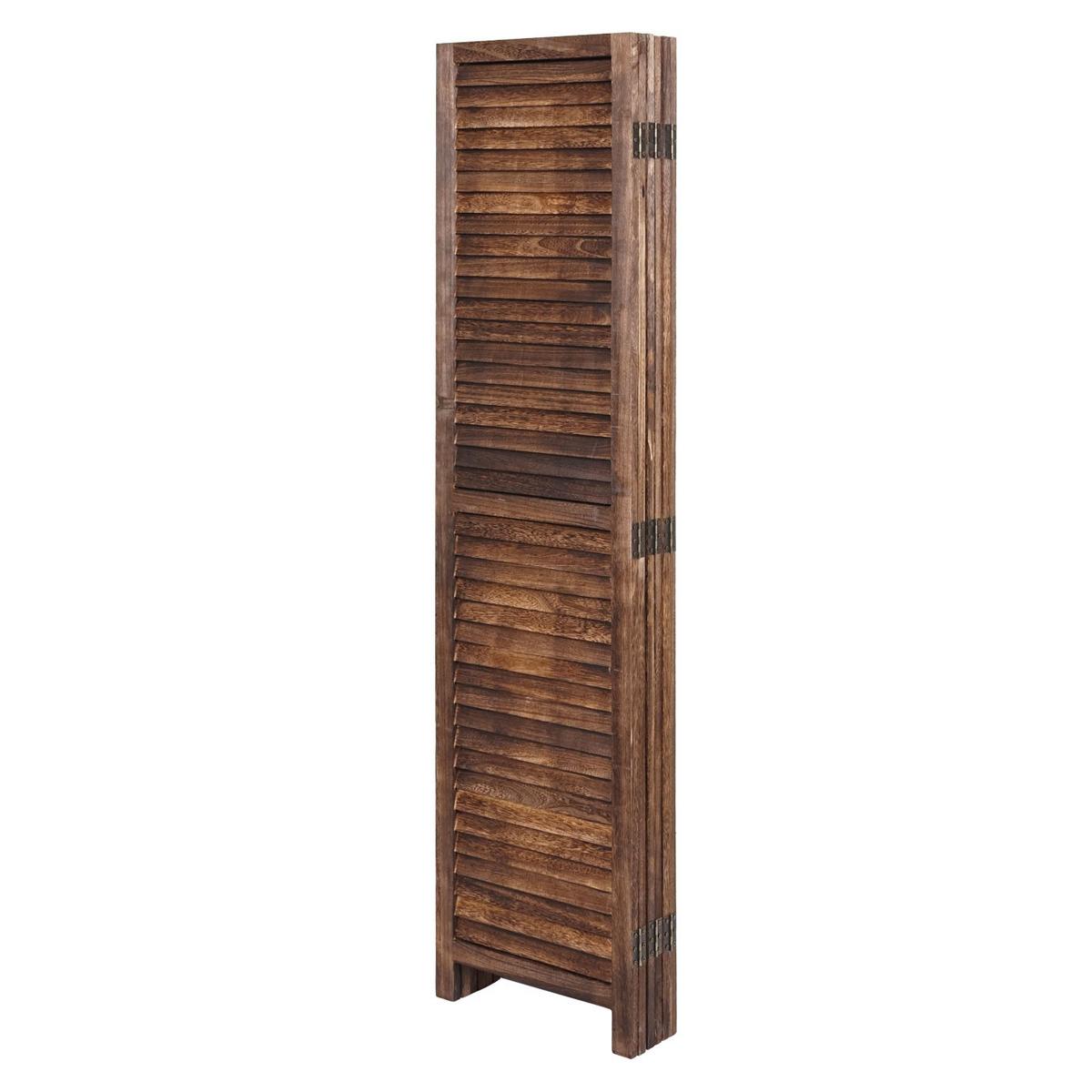 PARAVENT Braun - Braun, Holz (243/170/2cm) - MCW