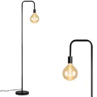 STEHLAMPE Zyvva 28.5/28.5/157.0 cm - Schwarz, Metall (28.5/28.5/157cm) - ZMH