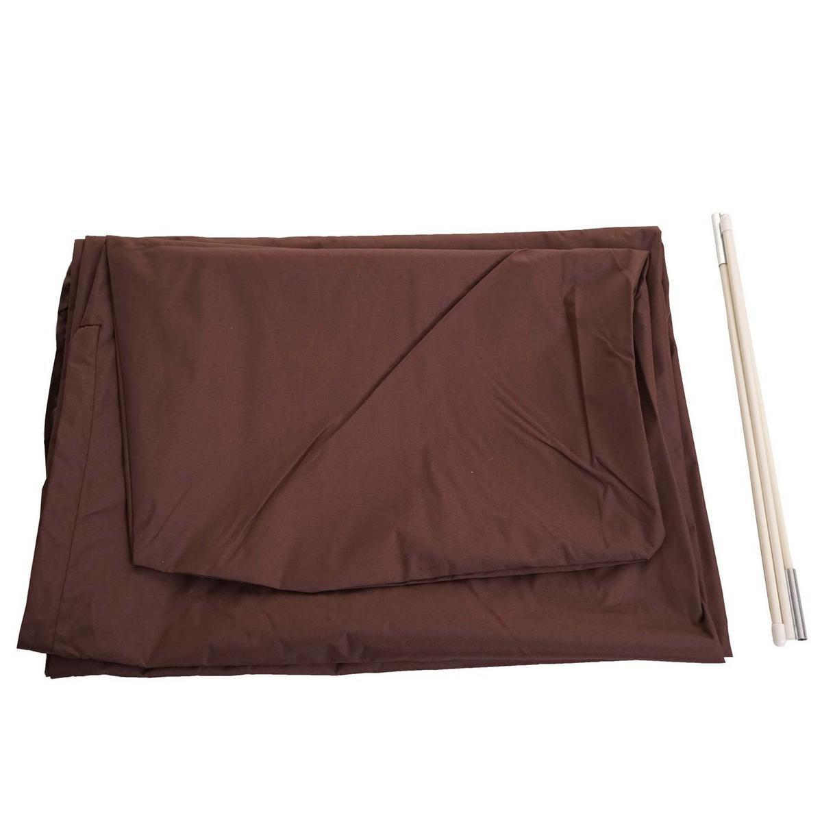 SCHUTZHÜLLE MCW FÜR AMPELSCHIRM BIS 4,3M Braun - Braun, Textil (60/240/60cm) - MCW