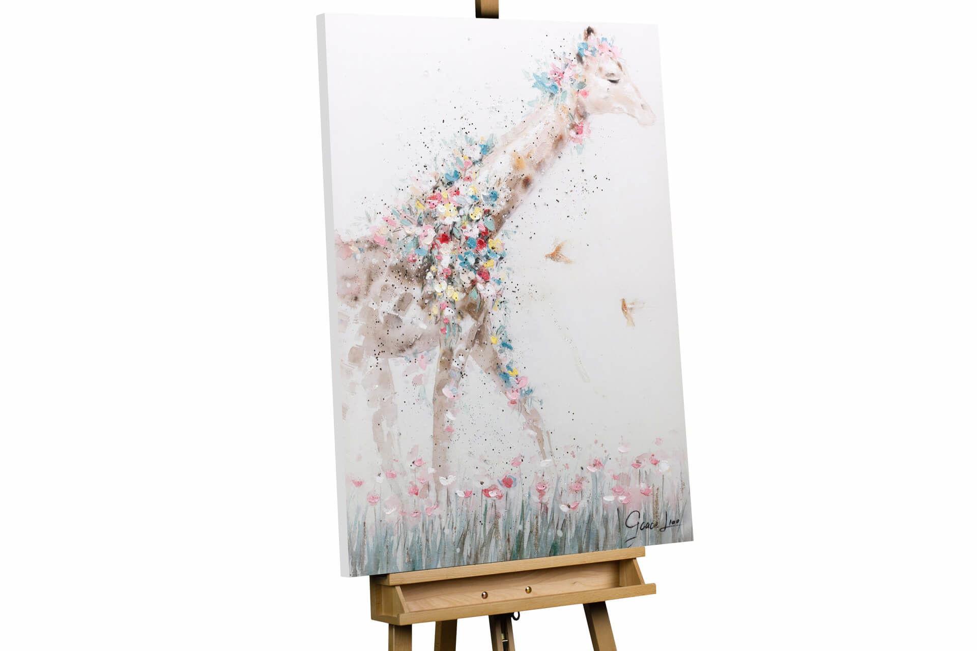 ACRYLBILD HANDGEMALT 75/100 cm - Taupe/Beige, Holz/Textil (75/100cm) - KUNSTLOFT