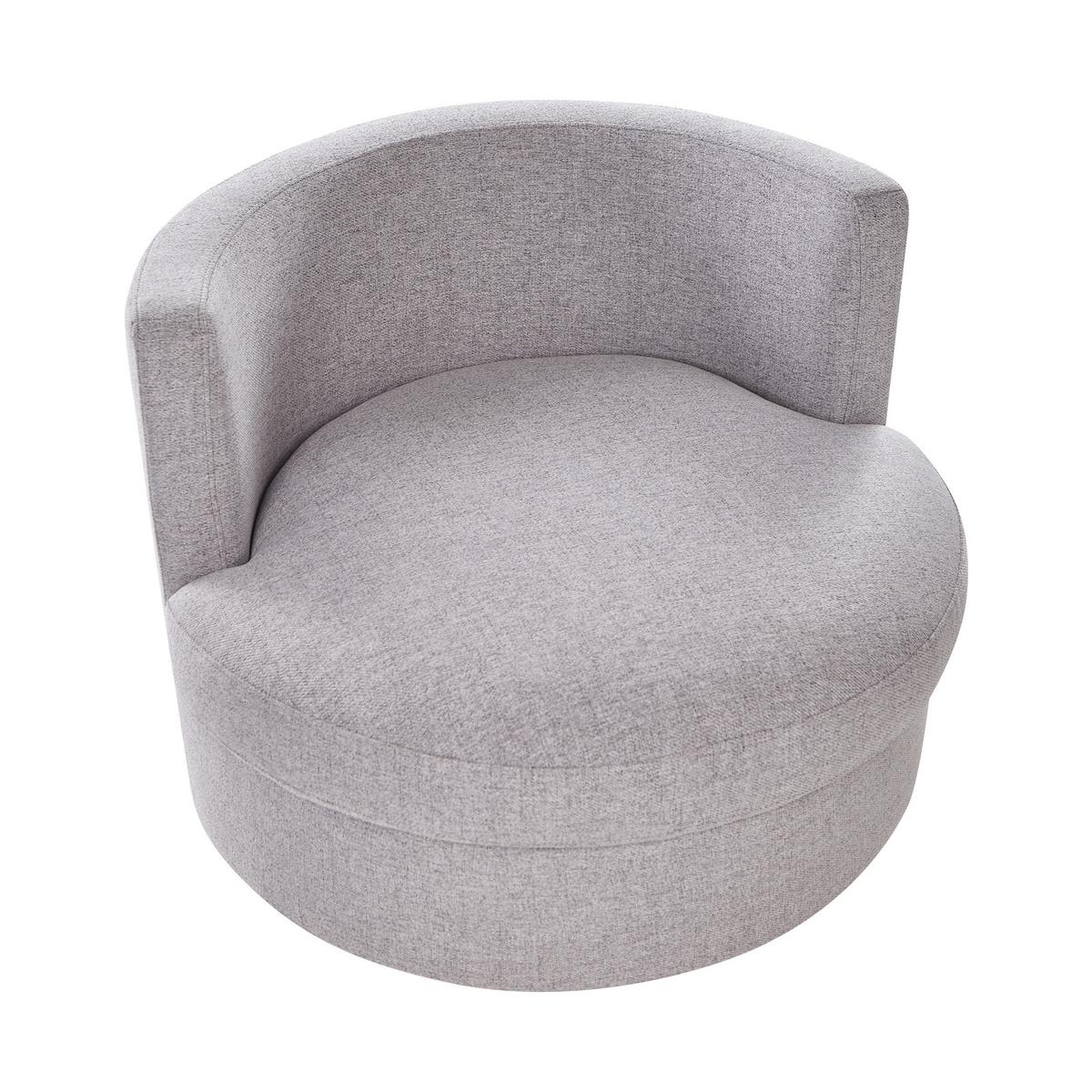 SESSEL Hellgrau Dalby - Grau, Textil (82/61/82cm) - Beliani