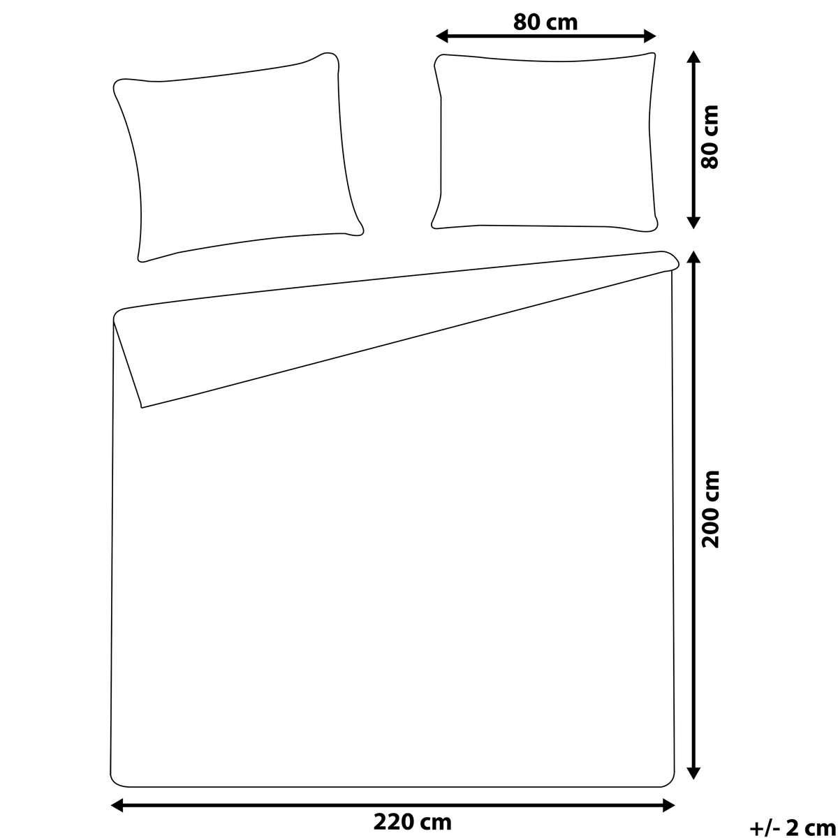 BETTWÄSCHE SET Harmonridge 200x220 cm - Pink, Textil (200/220cm) - Beliani
