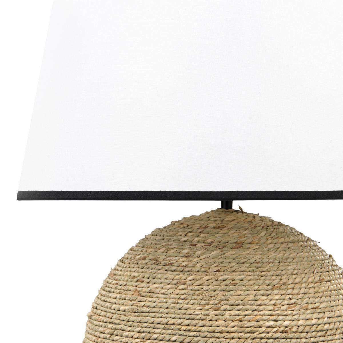 TISCHLAMPE Growee 38/38/46 cm - Hellbraun, Naturmaterialien (38/38/46cm) - Beliani