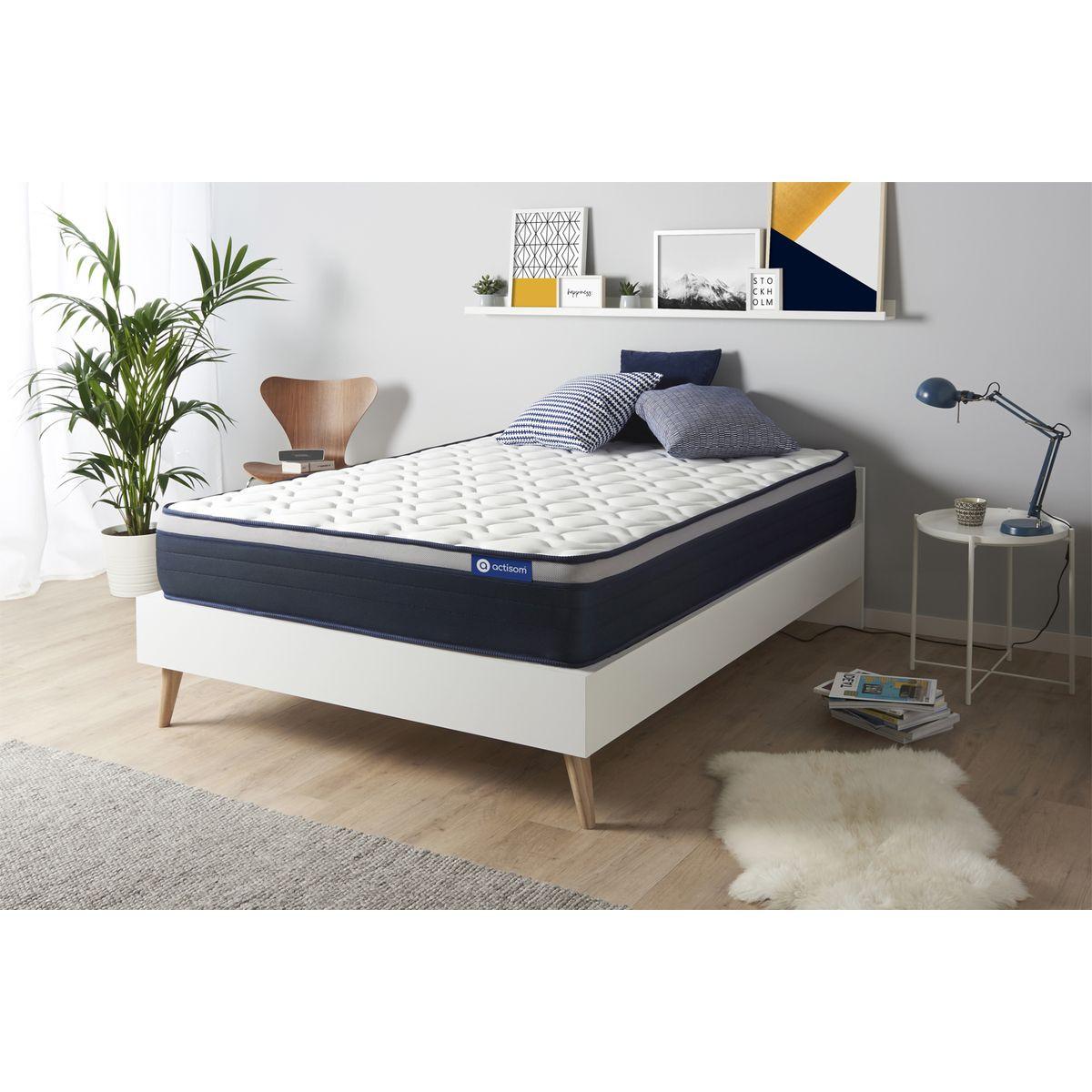 MATRATZE Actimemo max Memory-Schaum 130 x 210 cm h3 - Weiß, Textil (130/210cm) - ACTISOM