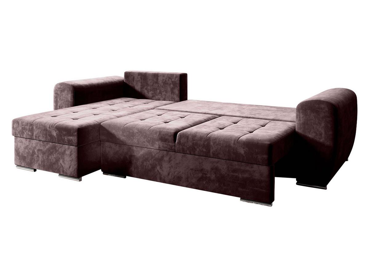 ECKSOFA Bari - Silberfarben/Dunkelblau, Holz/Textil (256/157cm) - MIRJAN24